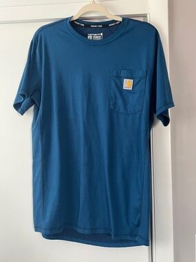 Carhartt Teal Pocket Short-Sleeve Tee
